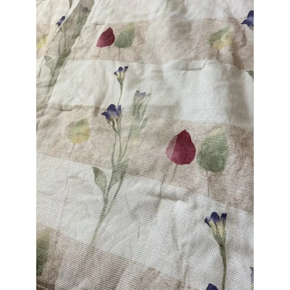 Croscill Home LaJolla Queen Comforter Set 3 Pc Beige Floral Tulip